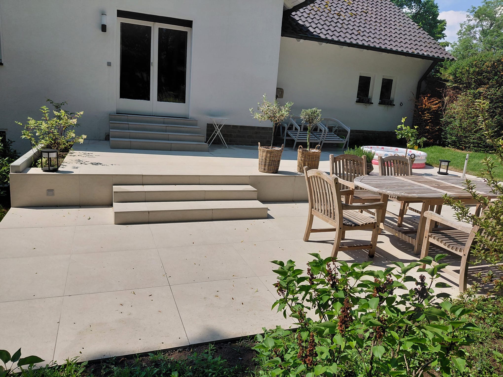 Elegante Terrasse Galabau Friedel